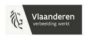 Vlaanderen verbeelding werkt logo vol zwart