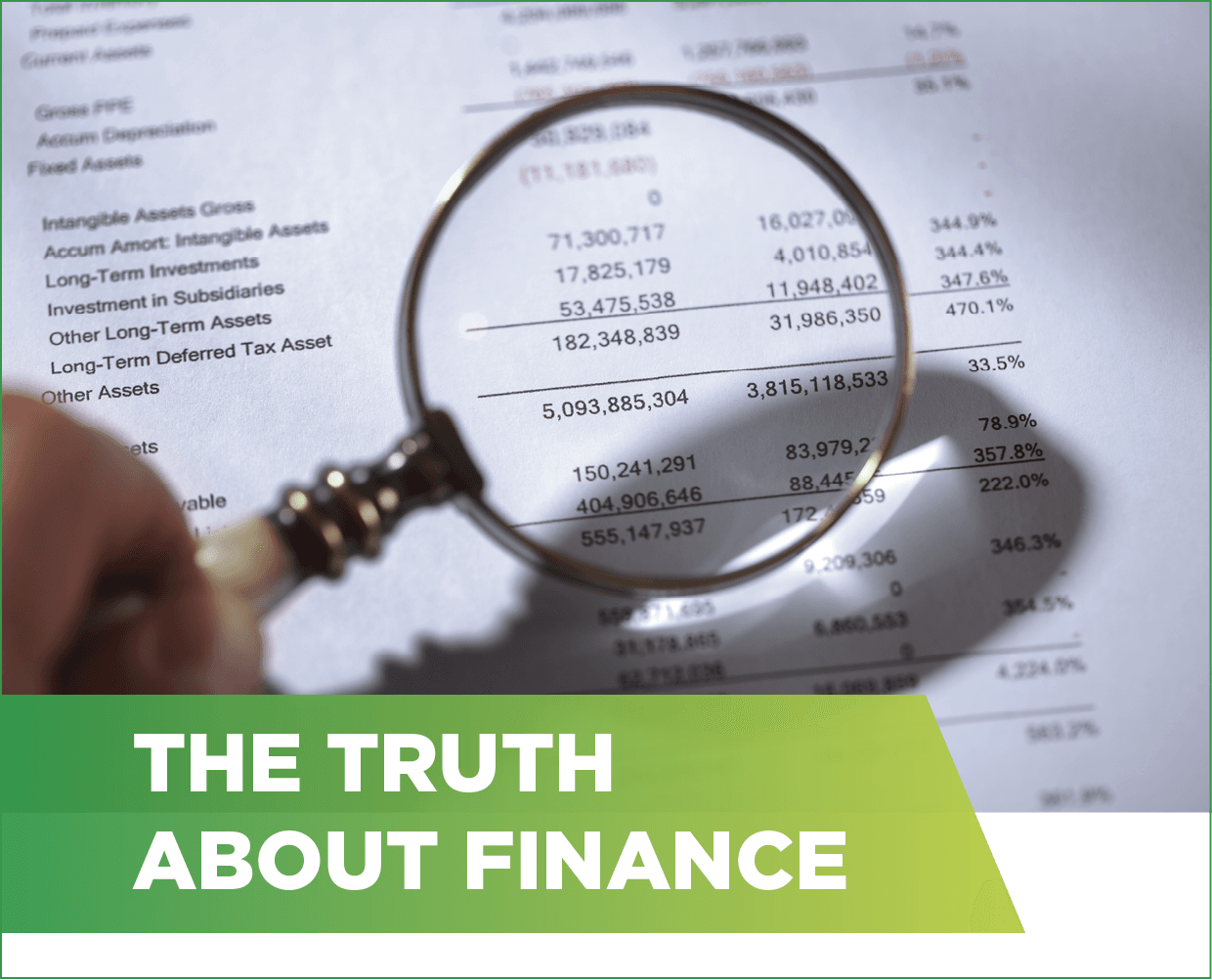 The truth about finance