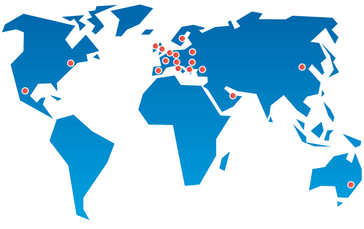 World map alumni global communities